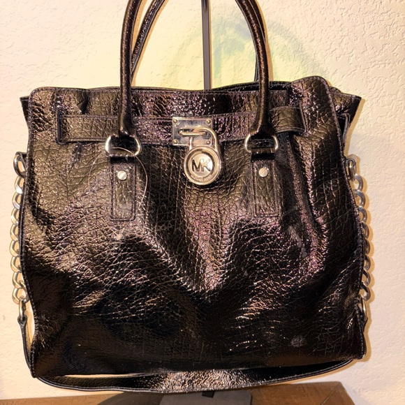 Michael Kors Handbags - SOLD UNLISTED. Michael Kors Patent Leather Hamilton Bag
